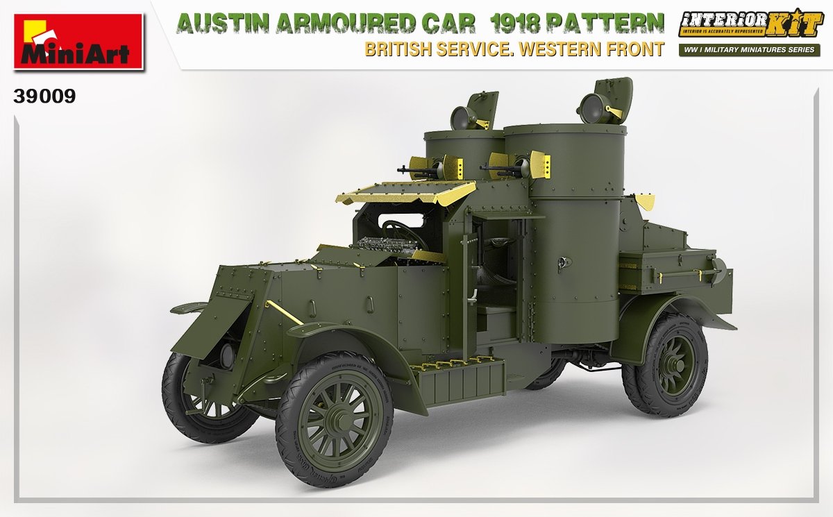 Miniart 39009 AUSTIN ARMORED CAR 1918 PATTERN. BRITISH SERVICE. WESTERN FRONT. INTERIOR KIT 1/35 – image 5