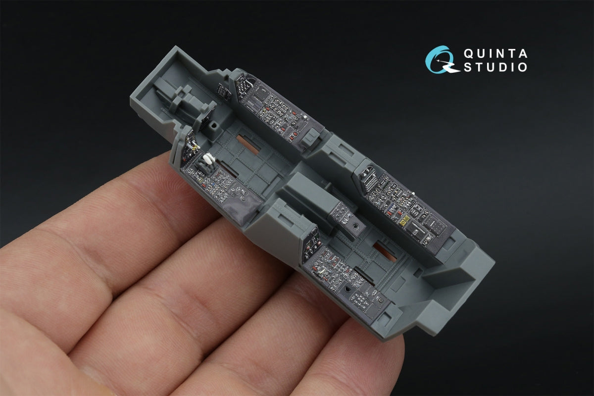 Quinta Studio QDS-48593 F-14D Super Tomcat 3D-Printed &amp;amp; coloured Interior on decal paper (GWH) (Small version) 1/48 – zdjęcie 7
