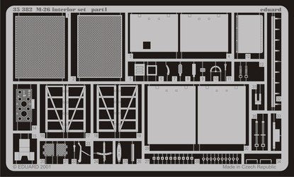 Eduard 35382 M-26 DWag. interior 1/35 Tamiya – image 2