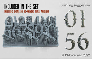 RT-Diorama 35659 Wall Anchor Set [Type 1] 1/35 – zdjęcie 2