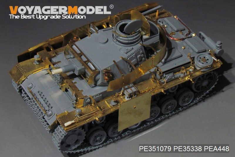 Voyager Model PE351079A WWII German Pz.KPfw.III Ausf.N basic（A ver without included Ammo）(For TAKOM 8005) 1/35 – image 2