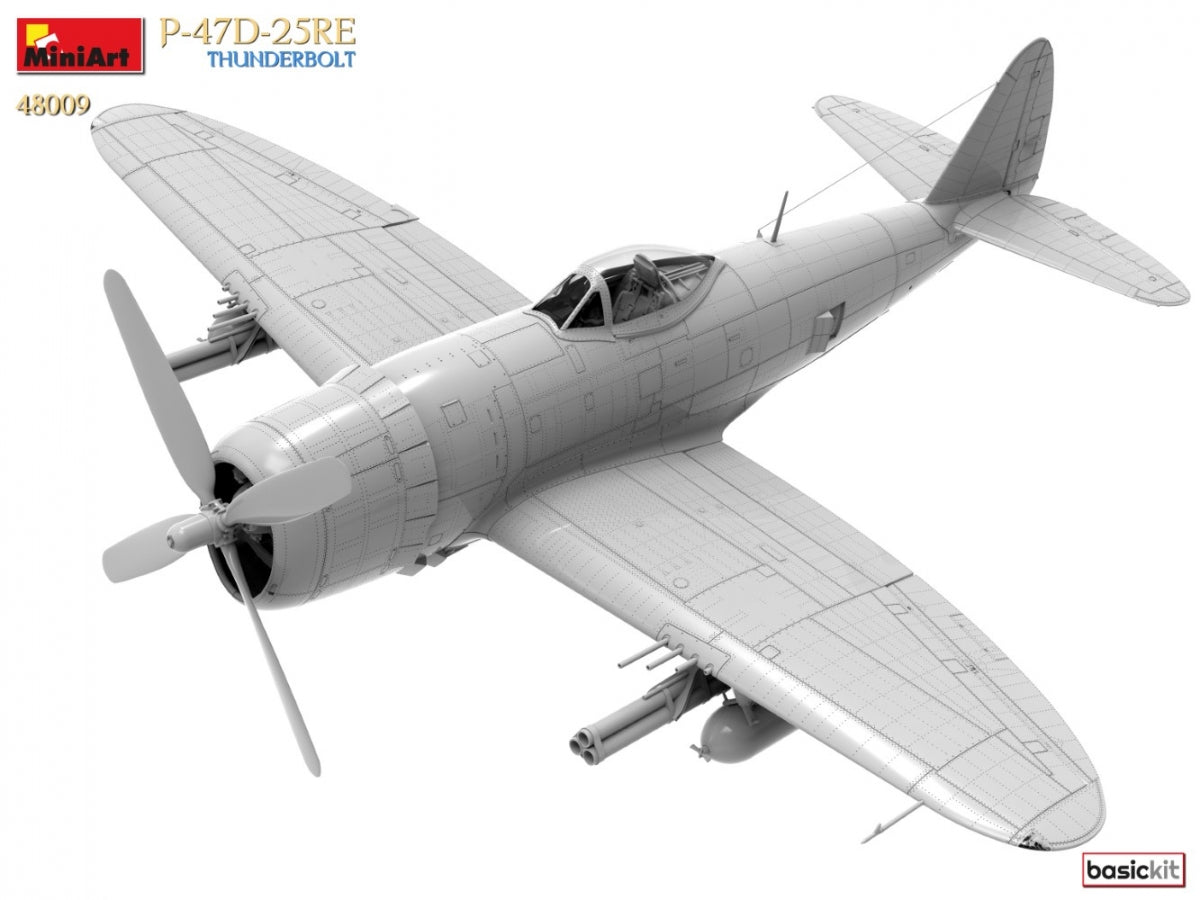 MiniArt 48009 P-47D-25RE THUNDERBOLT. BASIC KIT 1/48 – zdjęcie 7