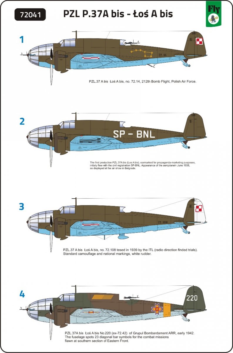 Fly 72041 PZL.37 A bis Moose A bis (1/72) – image 8