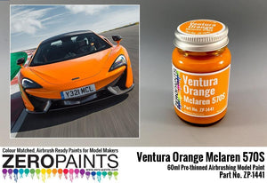 Zero Paints ZP-1441 Mclaren 570S Ventura Orange (Pearl) Paint 60ml – zdjęcie 2