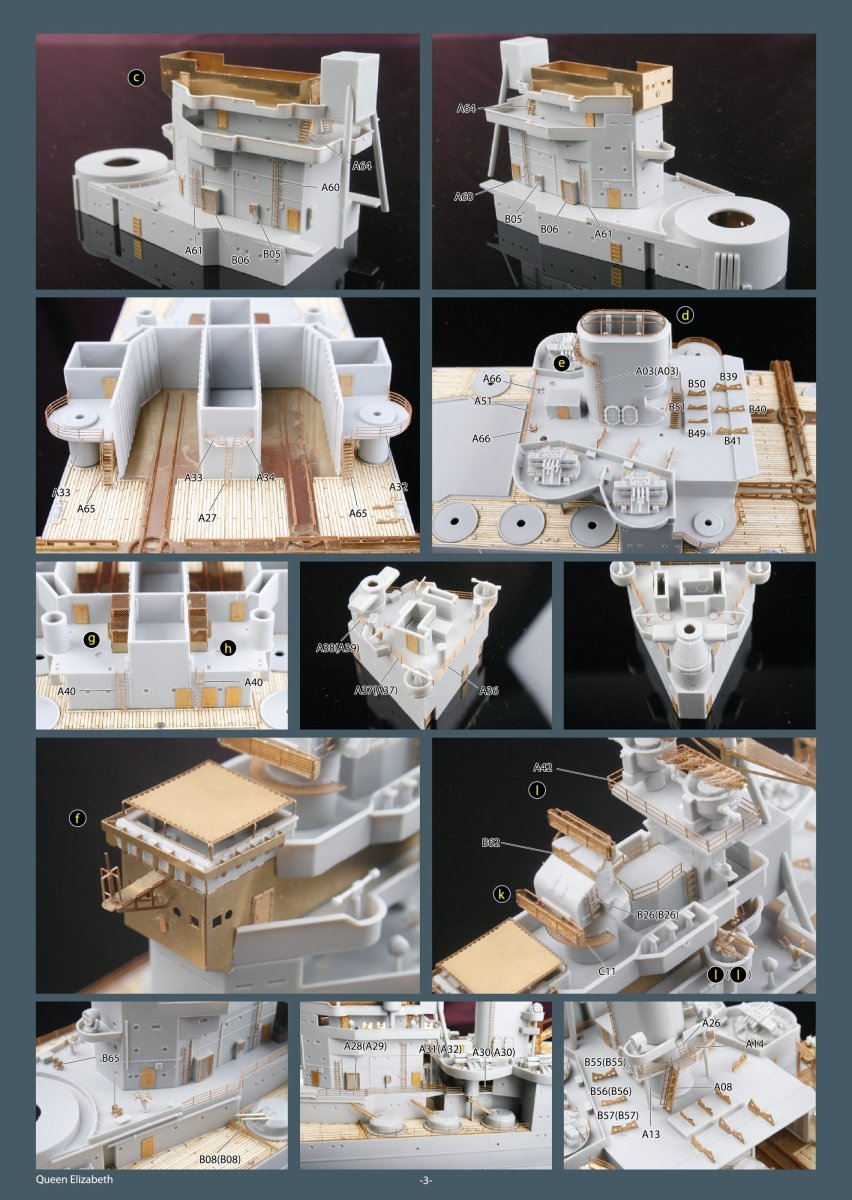 MK1 Design MD-35026 Queen Elizabeth DX Pack 1/350 – zdjęcie 8