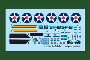 Hobby Boss 80290 US F2A Buffalo 1/72 – zdjęcie 3