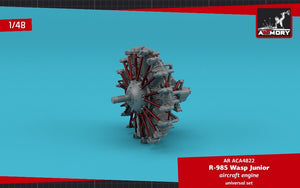 Armory Models ACA4822 R-985 Wasp Junior US aircraft engine 1/48 – zdjęcie 4