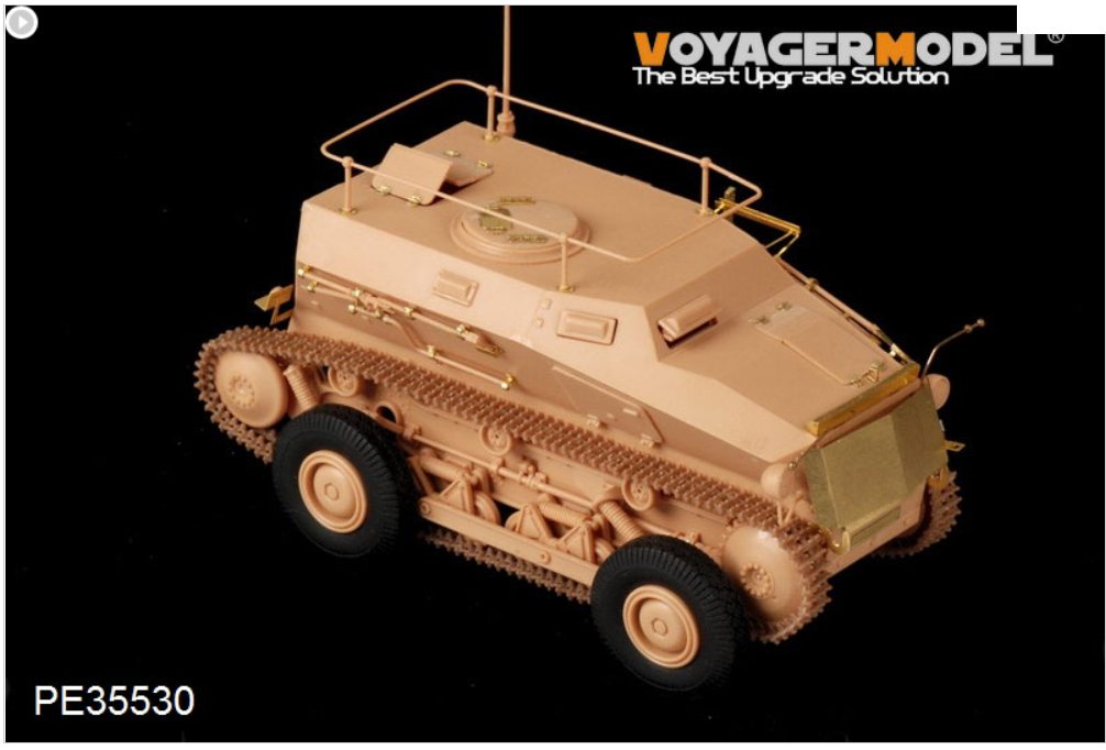 Maquette Voyager PE35530 Voiture blindée de reconnaissance chenillée allemande Sd.Kfz.254 de la Seconde Guerre mondiale POUR HOBBY BOSS 82491 1/35 – image 2