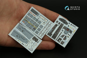 Quinta Studio QD32141 F-104G 3D-Printed &amp;amp; colored Interior on decal paper (Italeri) 1/32 – image 3