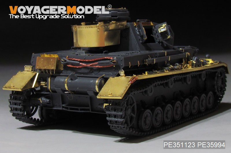 Voyager Model PE351123B WWII German Pz.Kpfw.IV Ausf.F1 Basic（B ver included Ammo）（For TAMIYA 35374） 1/35 – zdjęcie 3