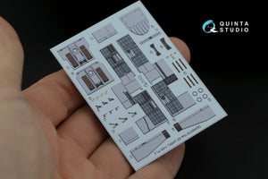 Quinta Studio QD48019 Yak-52 3D-Printed &amp;amp; coloured Interior on decal paper (ARK) 1/48 – zdjęcie 4