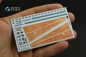 Quinta Studio QD24001 Fokker Dr.1 3D-Printed &amp;amp; coloured Interior on decal paper (Meng) 1/24 – zdjęcie 9