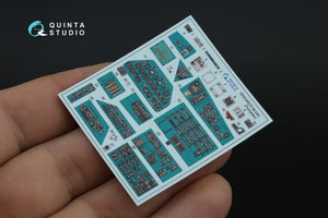 Quinta Studio QDS-48570 Mi-24A 3D-Printed &amp;amp; coloured Interior on decal paper (Trumpeter) (small version) 1/48 – zdjęcie 3