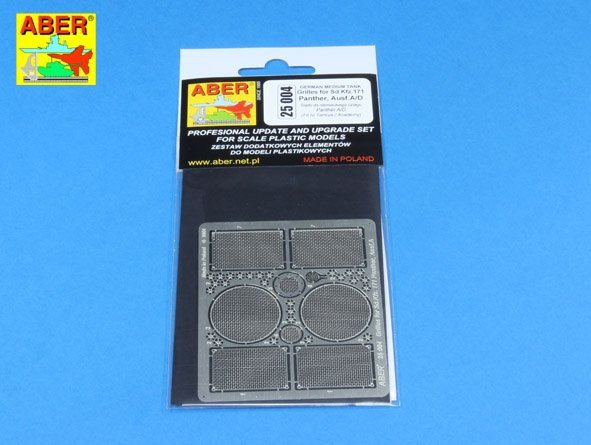 Aber 25004 PzKpfw V Ausf.A/D grilles 1/25 – zdjęcie 3