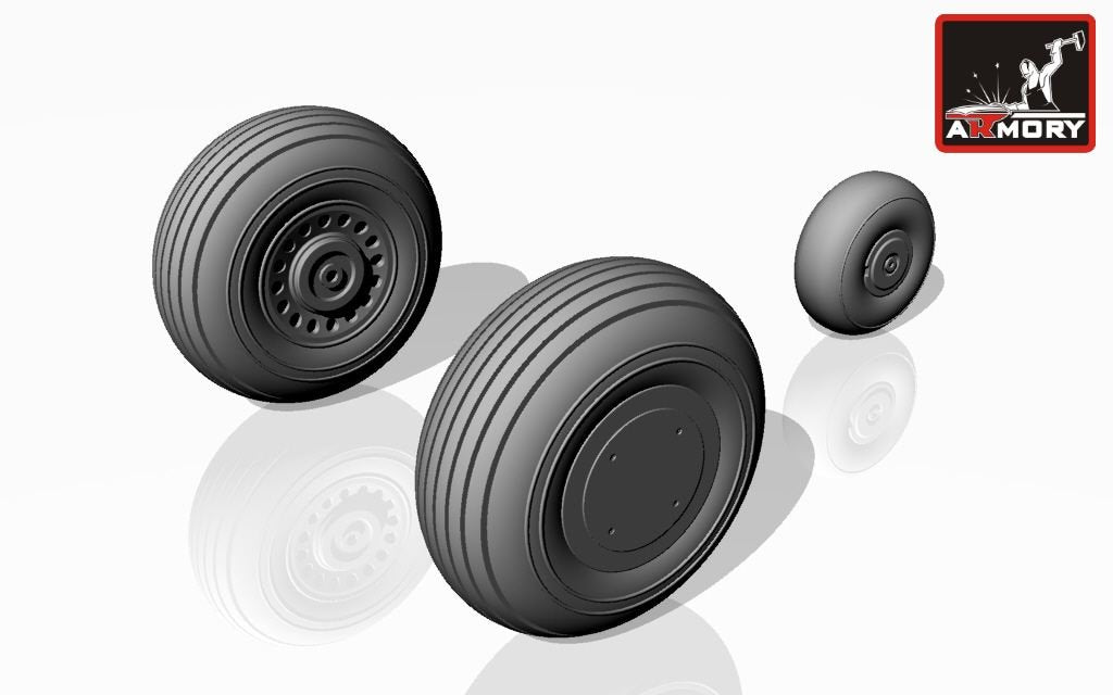 Armory Models AW48308 A-20G Boston wheels, late 1/48 – zdjęcie 4