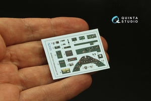 Quinta Studio QD48403 F4F-4 Wildcat 3D-Printed &amp;amp; coloured Interior on decal paper (Eduard) 1/48 – zdjęcie 5