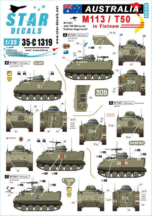 Star Decals 35-C1319 Australia in Vietnam #4 1/35