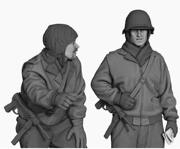 Panzer Art FI35-140 US Army tankers in Ardennes set 1/35 – image 2
