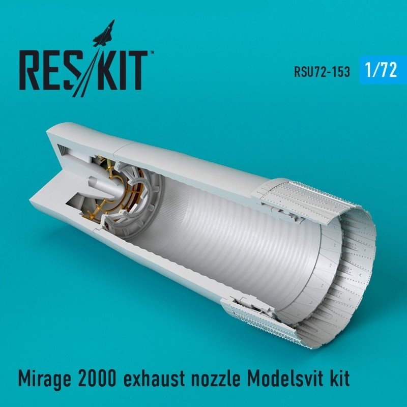 RESKIT RSU72-0153 Tuyère d'échappement Mirage 2000 Modelsvit 1/72