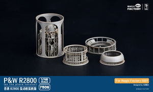 Magic Factory 7506 Pratt &amp;amp; Whitney R2800 Engine - Separate Display Version Set 2 1/48
