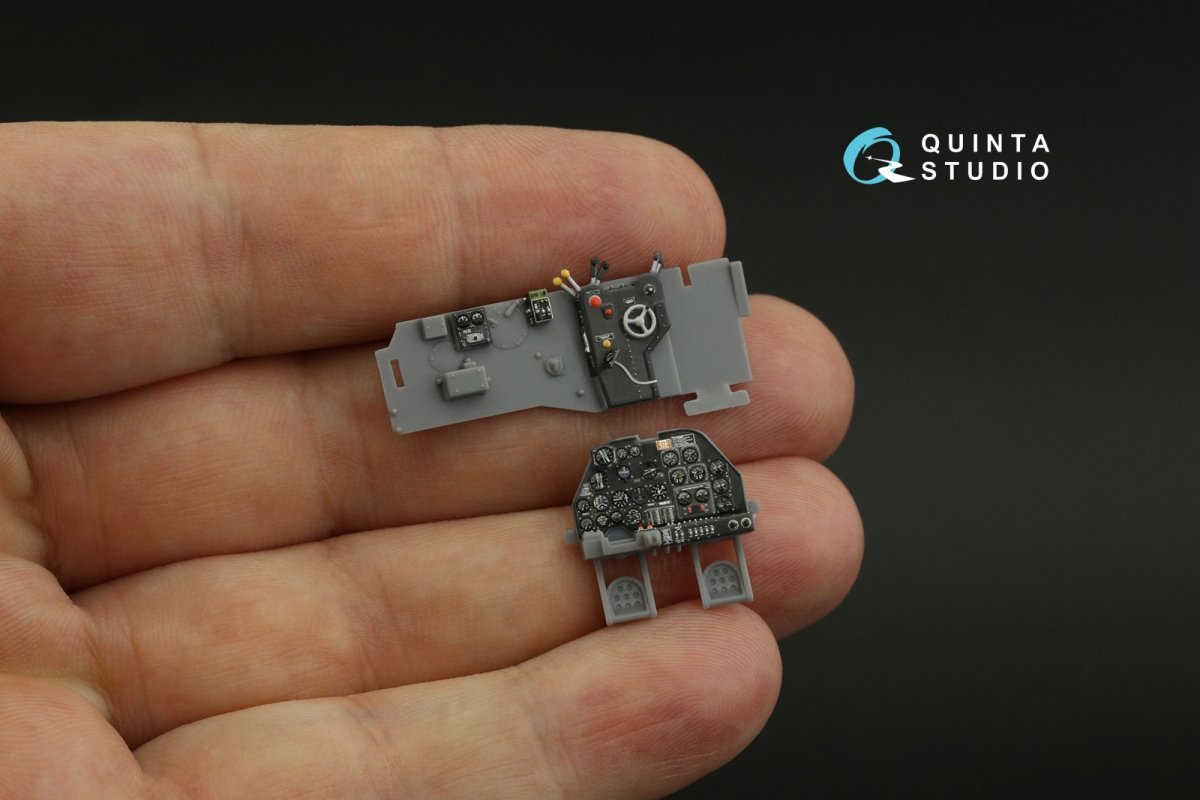 Quinta Studio QD48327 P-38J 3D-Printed &amp;amp; coloured Interior on decal paper (Tamiya) 1/48 – zdjęcie 12
