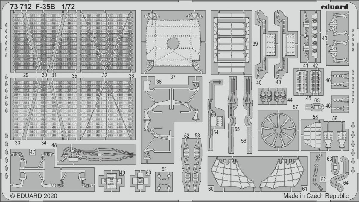 Eduard 73712 F-35B for ACADEMY 1/72 – image 2