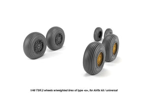 Armory Models AW48412 BAC TSR.2 wheels w/ weighted tires, type “a” (DL) 1/48 – zdjęcie 2