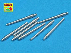 Aber 350L-31 Set of 8 pcs 381mm (15in) L42 Mk.I short barrels for Hood, Repulse, Queen Elisabeth, Vanguard 1/350