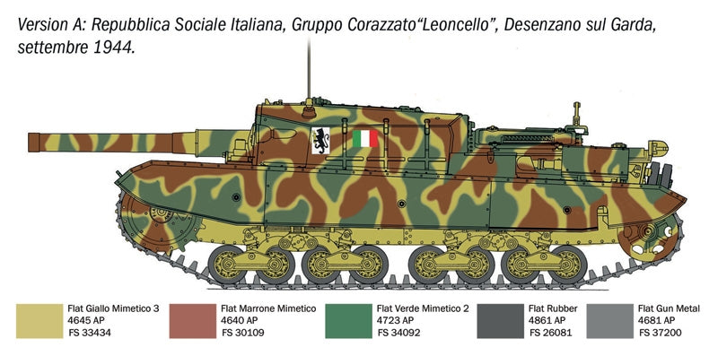 Italeri 6751 Semovente M43 da 105/25 Bassotto 1/35 – zdjęcie 4