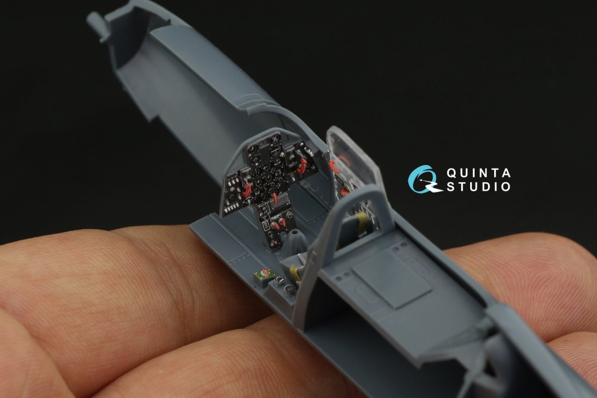 Quinta Studio QD48247 P-39 3D-Printed &amp;amp; coloured Interior on decal paper ( Eduard ) 1/48 – immagine 10