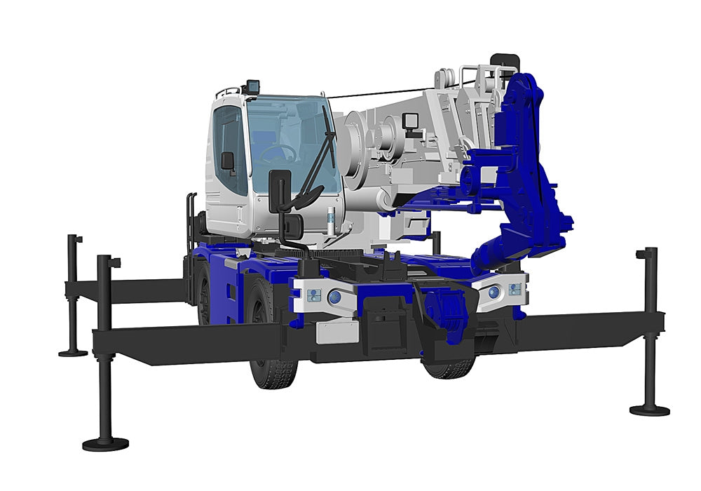 Hasegawa 66110 Tadano Rough Terrain Crane GR-130NL/N CREVO Mini G4 &amp;quot;H-Type Outrigger&amp;quot; 1/35 – zdjęcie 7