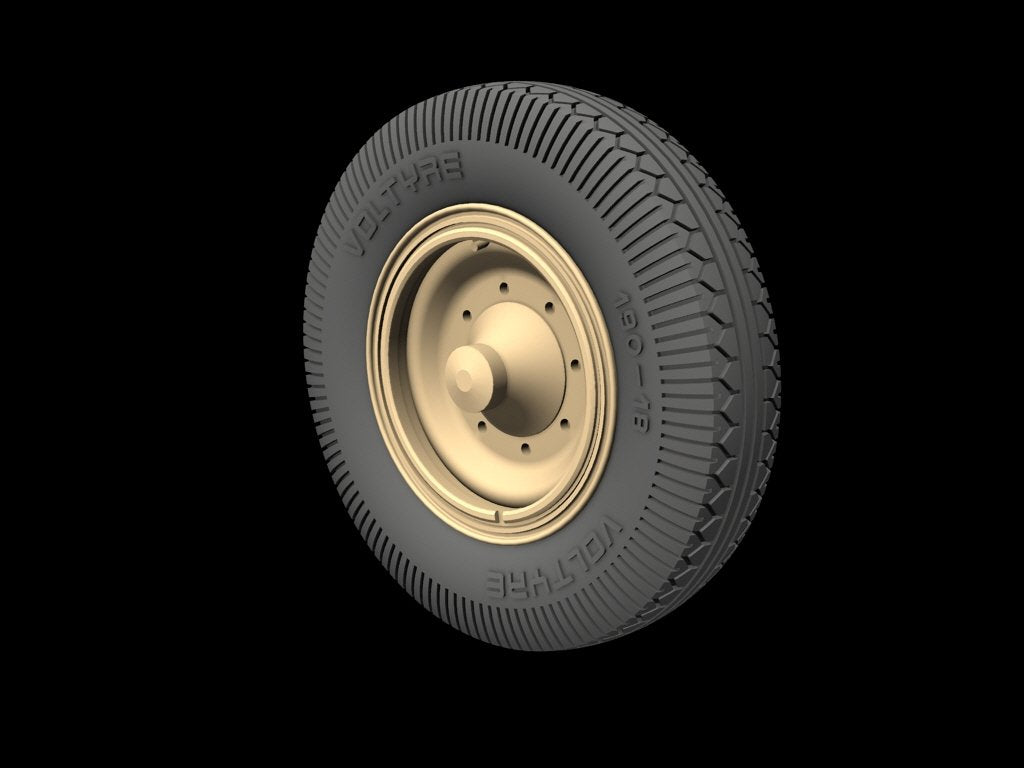 Roues motrices Panzer Art RE35-143 pour Sd.Kfz 11 et 251 (modèle commercial) à l'échelle 1/35