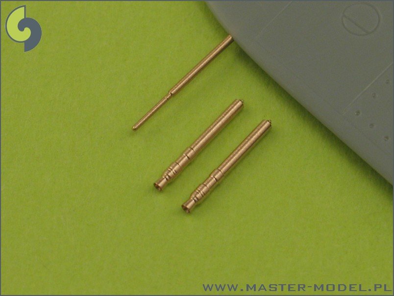 Master AM-72-011 Bf 109 G5 - G14, K armament set (MG 131 tips) &amp;amp; Pitot Tube – image 2