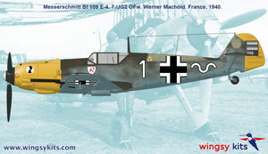 Wingsy Kits D5-10 German WWII Fighter MESSERSCHMITT Bf 109 E-4 1/48 – image 6