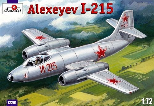 A-Model 72261 Soviet jet fighter Alexeyev I-215 1/72