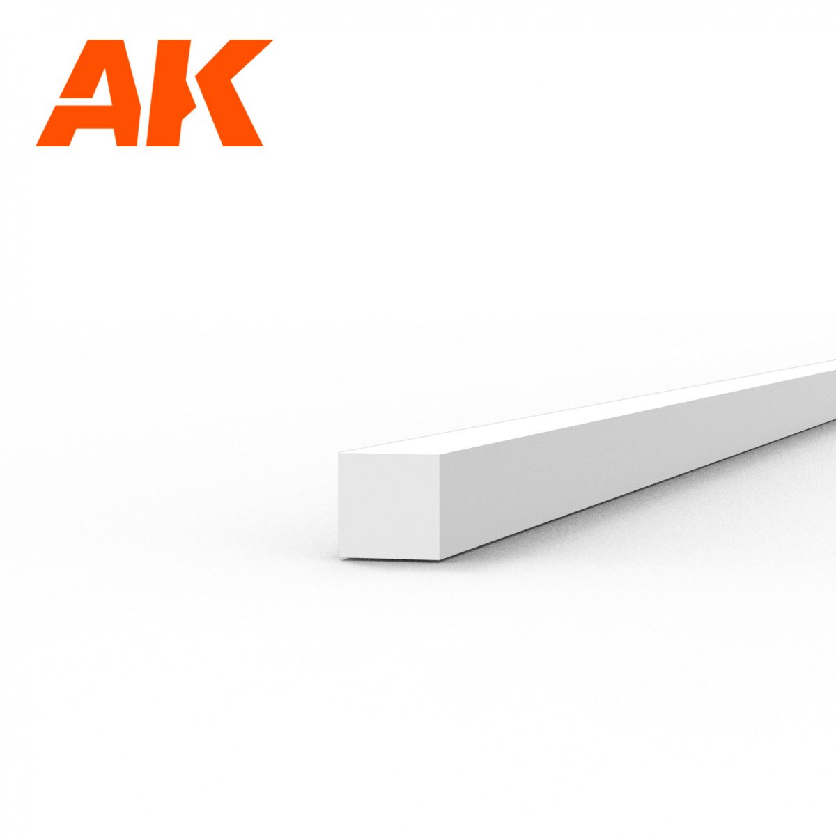 AK Interactive AK6519 STRIPS 1.00 X 1.00 X 350MM – STYRENE STRIP – (10 UNITS) – Bild 2