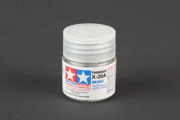 Tamiya X-20A rozcieńczalnik do farb akr. 10ml. (81520) – zdjęcie 2
