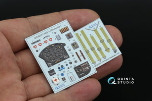 Quinta Studio QD+32241 MiG-3 3D-Printed &amp;amp; coloured Interior on decal paper (Trumpeter) (with 3D-printed resin parts) 1/32 – zdjęcie 4