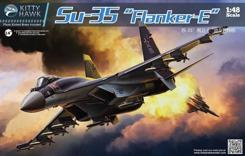 Kitty Hawk 80142 Su-35 Flanker-E 1/48
