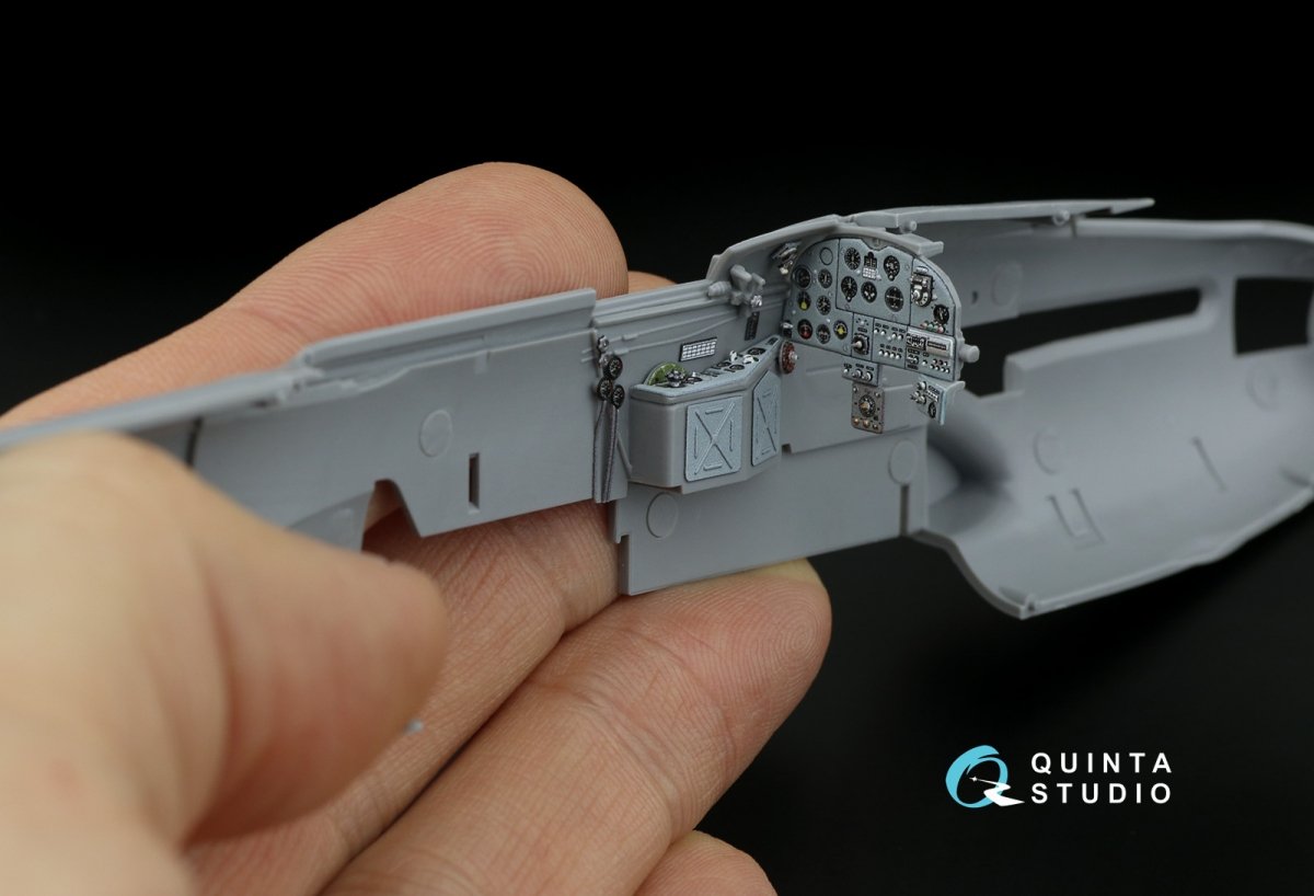 Quinta Studio QD48236 IL-2 1943 (two-seat) 3D-Printed &amp;amp; colored Interior on decal paper (for Zvezda kit) 1/48 – image 6