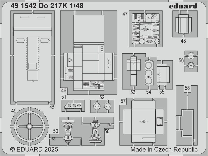 Eduard 491542 Do 217K ICM 1/48