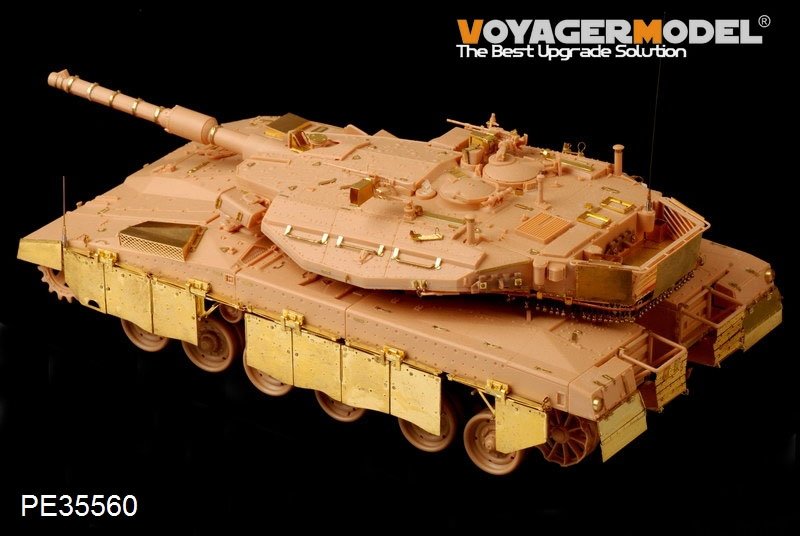 Voyager Model PE35560 IDF Merkava Mk.3D MBT(LIC) w/chains (FOR HOBBYBOSS 82476) 1/35 – zdjęcie 2