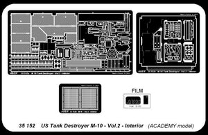 Aber 35152 American M-10 Tank Destroyer Part 2 Interior (ACA) (1/35) – image 4