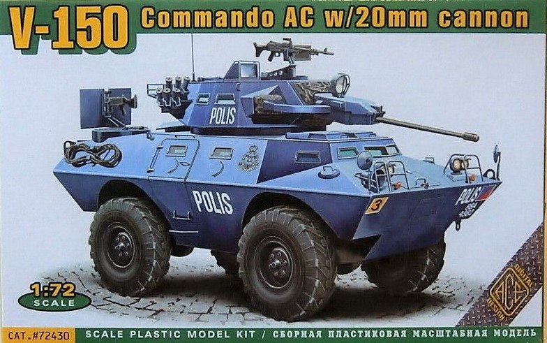 Ace 72430 Commando Car 20mm or 90 mm gun 1/72