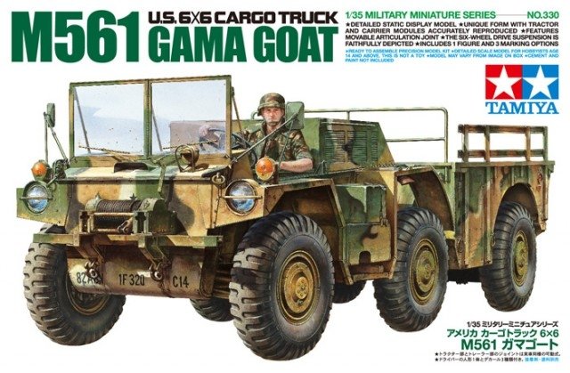 Tamiya 35330 US 6X6 CARGO TRUCK M561 GAMA GOAT (1/35)