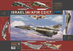 AMK 88001-A Israel IAI Kfir C2/C7 1/48 – immagine 2