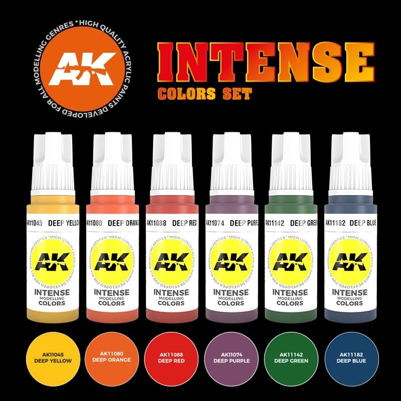 AK Interactive AK11612 3G INTENSE COLORS SET – image 3