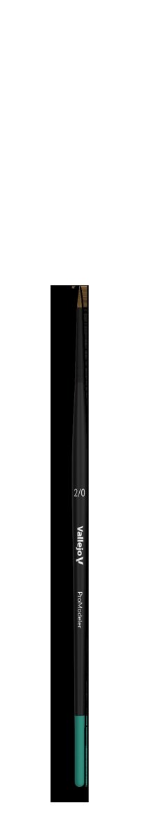 VALLEJO B01020 - Pędzel - Pro Modeler - Natural Hair Round No. 2/0 – zdjęcie 2