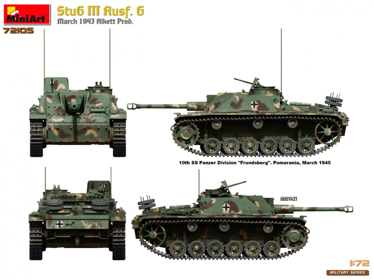 MiniArt 72105 StuG III Ausf. G March 1943 Prod. 1/72 – image 13