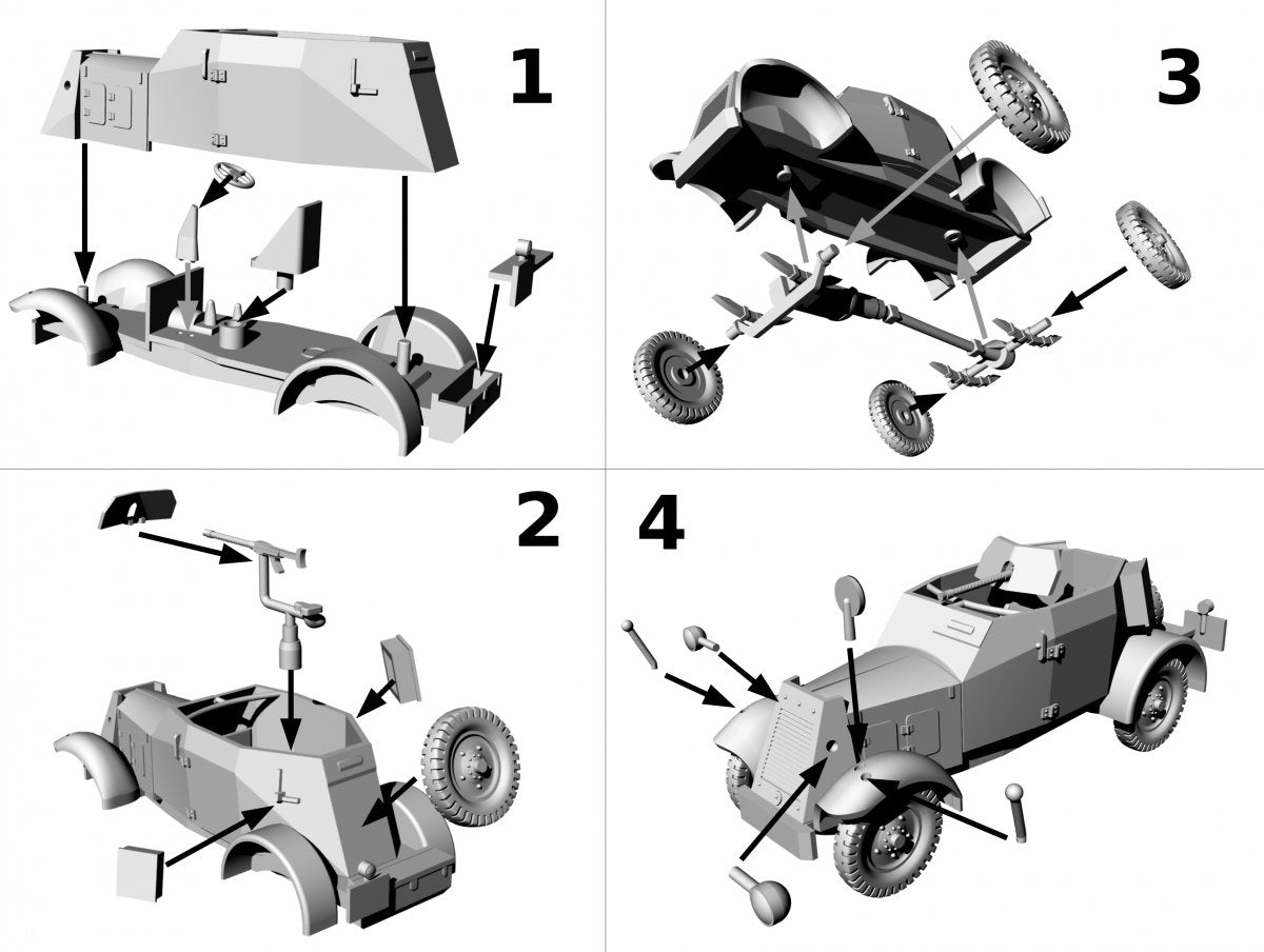 First To Fight PL006- Kfz. 13 1/72 – zdjęcie 2